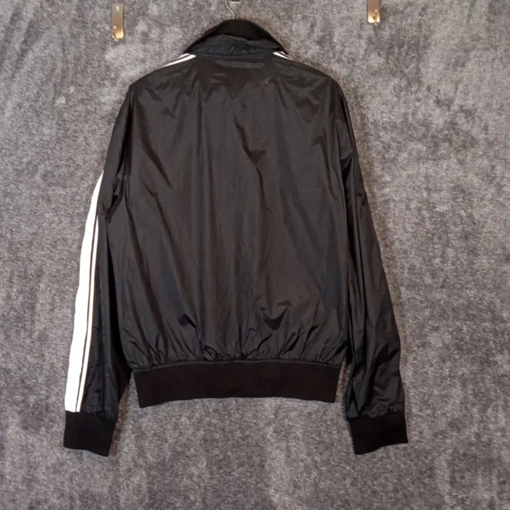 True Religion Windbreaker Striped Sleeves Full Zip High Neck Mens Xl